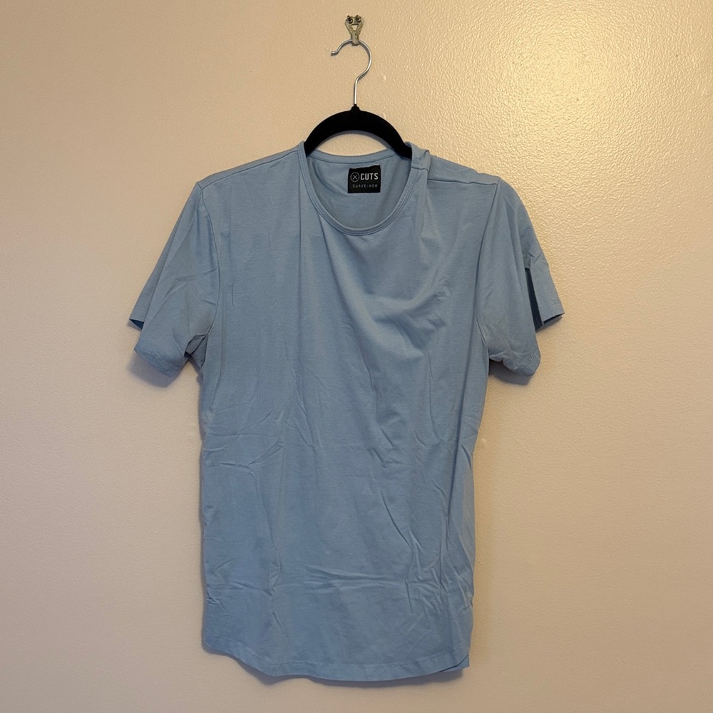 Cuts Clothing Light Blue Short Sleeve Tee